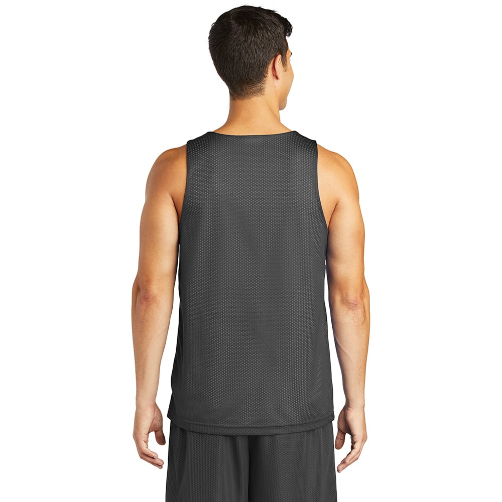 Sport-Tek ST500 PosiCharge Classic Tank Top with White Mesh Reverse