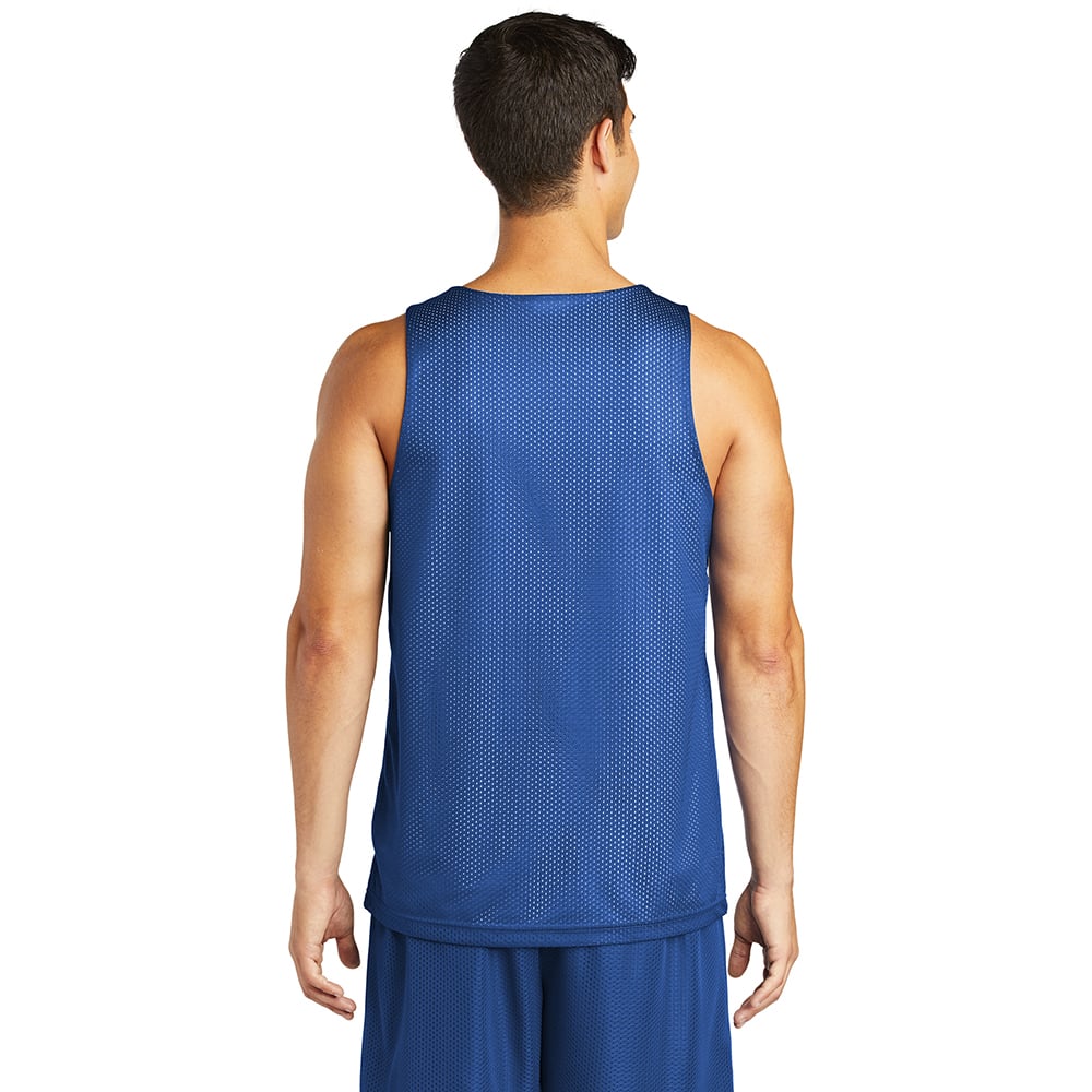 Sport-Tek ST500 PosiCharge Classic Tank Top with White Mesh Reverse