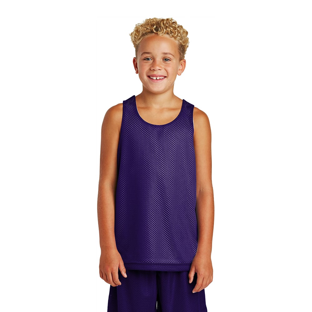 Sport-Tek YST500 Youth PosiCharge Classic Mesh Reversible Tank