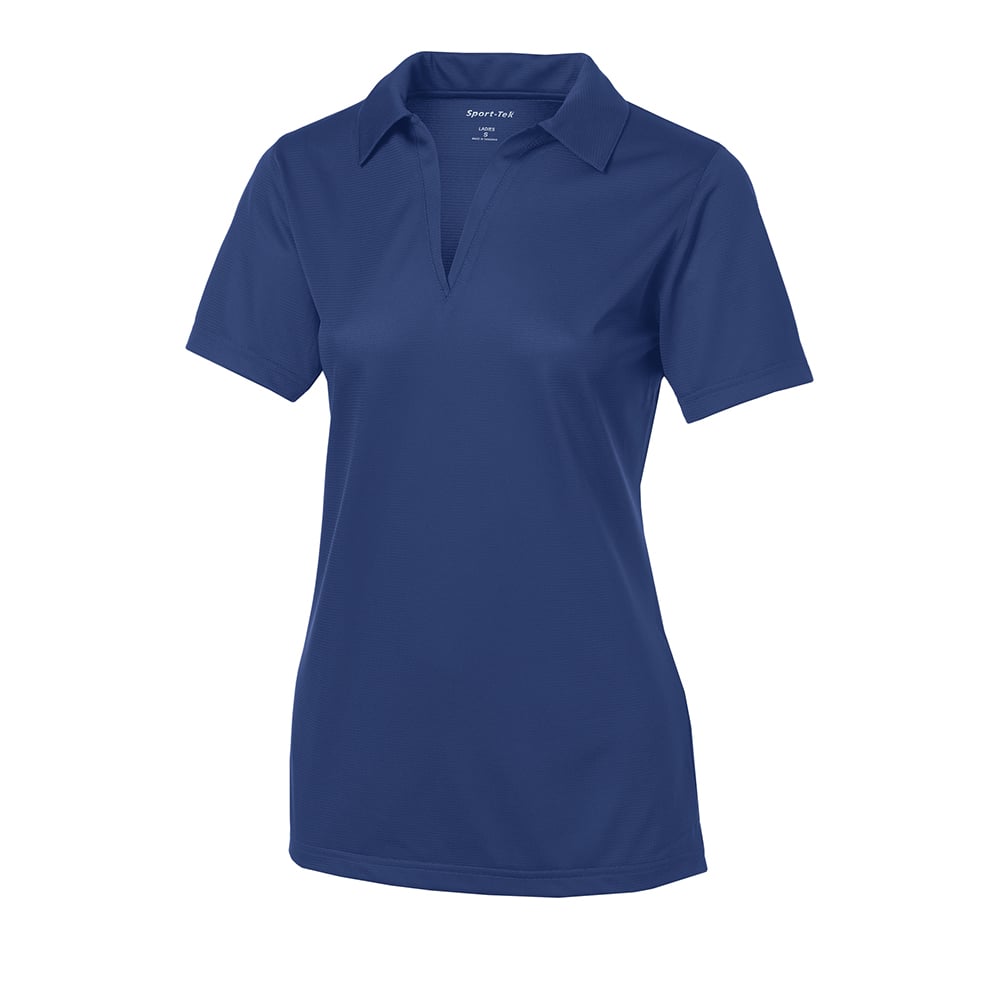 Sport-Tek LST690 PosiCharge Women's Active Textured Open-Placket Polo