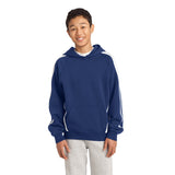 Sport-Tek YST265 Youth Sleeve Stripe Pullover Hooded Sweatshirt