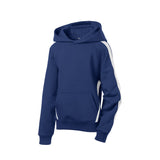 Sport-Tek YST265 Youth Sleeve Stripe Pullover Hooded Sweatshirt