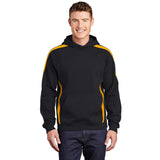 Sport-Tek ST265 Raglan Hooded Pullover Sweatshirt with Sleeve Stripe