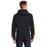 Sport-Tek ST265 Raglan Hooded Pullover Sweatshirt with Sleeve Stripe