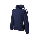 Sport-Tek ST265 Raglan Hooded Pullover Sweatshirt with Sleeve Stripe