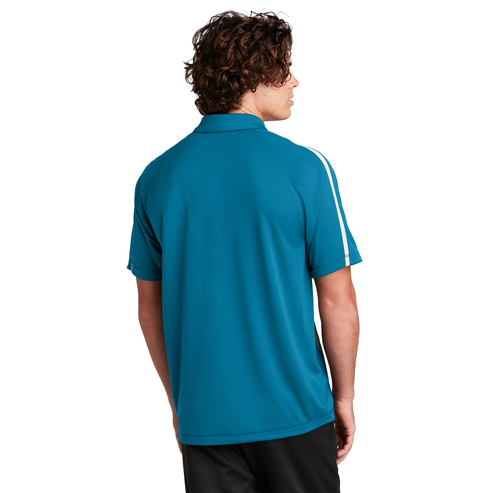 Sport-Tek ST685 PosiCharge Raglan Colorblock Micro-Mesh Polo