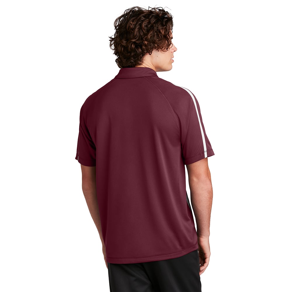 Sport-Tek ST685 PosiCharge Raglan Colorblock Micro-Mesh Polo