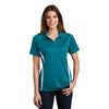 Sport-Tek LST685 PosiCharge Women's Micro-Mesh Two-Tone Polo