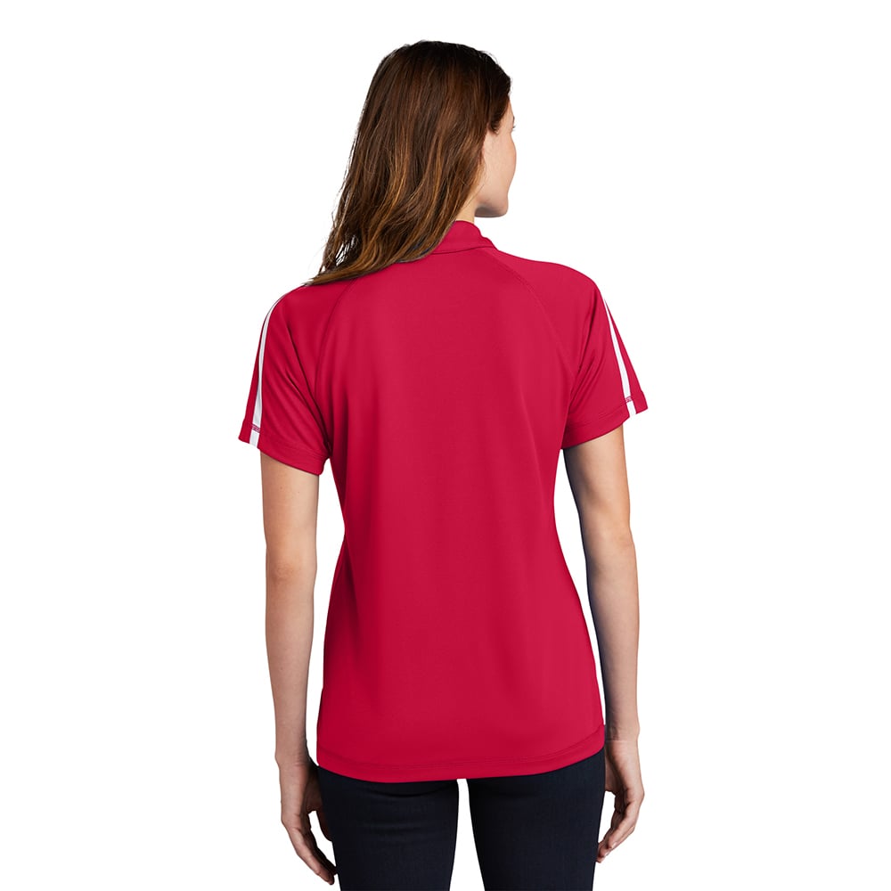 Sport-Tek LST685 PosiCharge Women's Micro-Mesh Two-Tone Polo