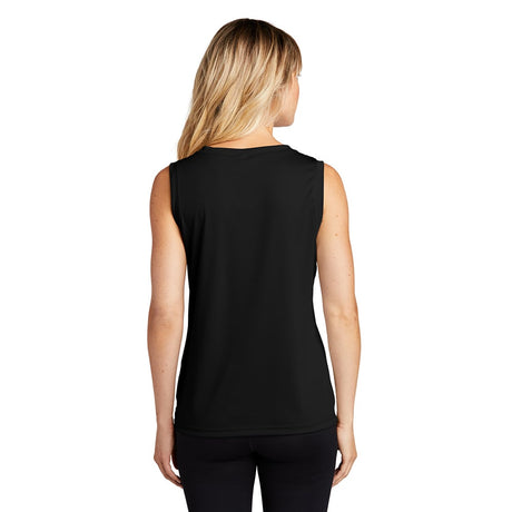 Sport-Tek LST352 PosiCharge Women's Sleeveless Competitor V-Neck Tee