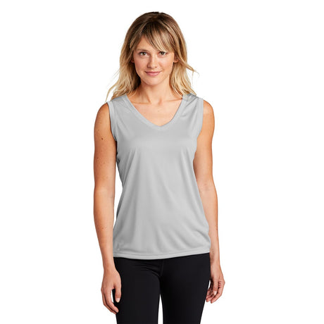 Sport-Tek LST352 PosiCharge Women's Sleeveless Competitor V-Neck Tee