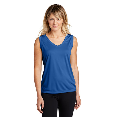 Sport-Tek LST352 PosiCharge Women's Sleeveless Competitor V-Neck Tee