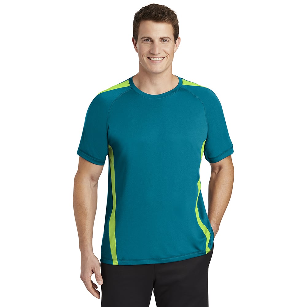 Sport-Tek ST351 PosiCharge Men's Colorblock Competitor T-Shirt