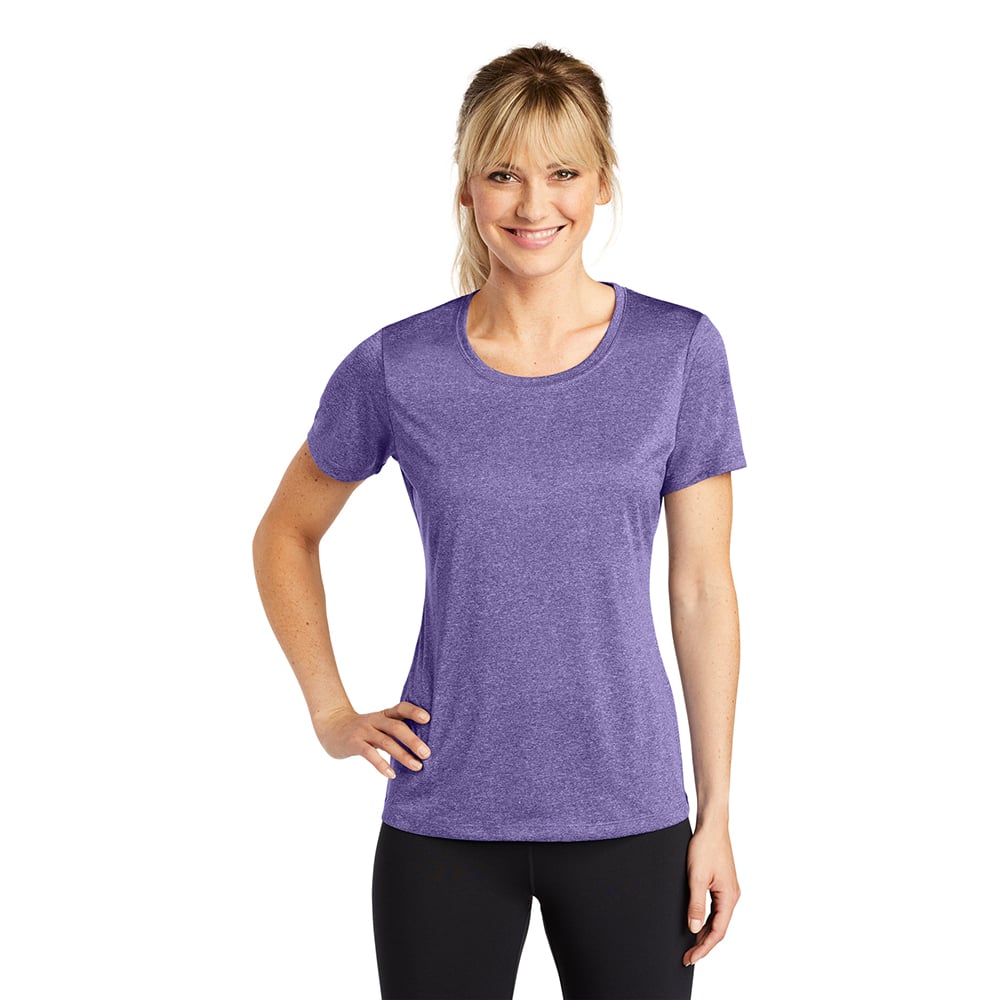 Sport-Tek LST360 Women's Heather Contender Scoop Neck T-Shirt