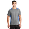 Sport-Tek ST361 Contender Two-Tone Heather Short Sleeve T-Shirt