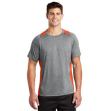 Sport-Tek ST361 Contender Two-Tone Heather Short Sleeve T-Shirt