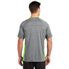 Sport-Tek ST361 Contender Two-Tone Heather Short Sleeve T-Shirt