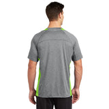 Sport-Tek ST361 Contender Two-Tone Heather Short Sleeve T-Shirt