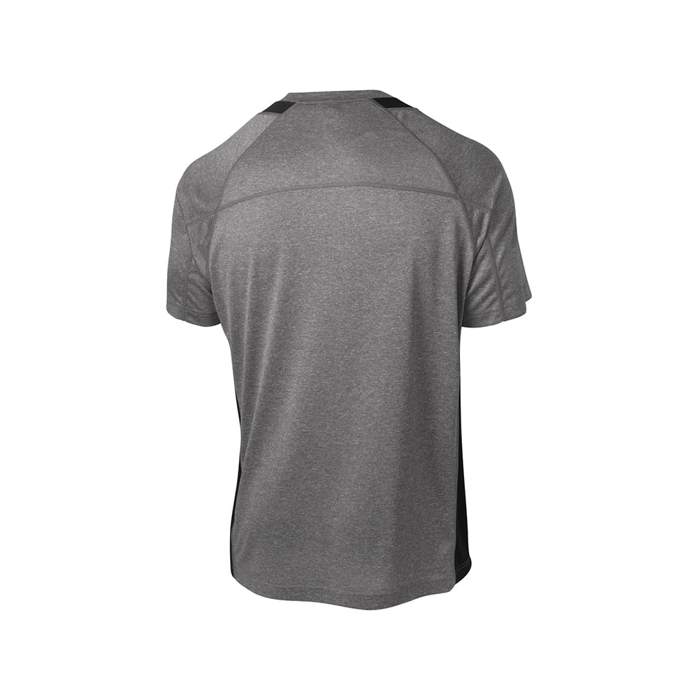 Sport-Tek ST361 Contender Two-Tone Heather Short Sleeve T-Shirt