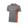 Sport-Tek ST361 Contender Two-Tone Heather Short Sleeve T-Shirt