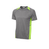 Sport-Tek ST361 Contender Two-Tone Heather Short Sleeve T-Shirt