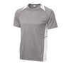 Sport-Tek ST361 Contender Two-Tone Heather Short Sleeve T-Shirt