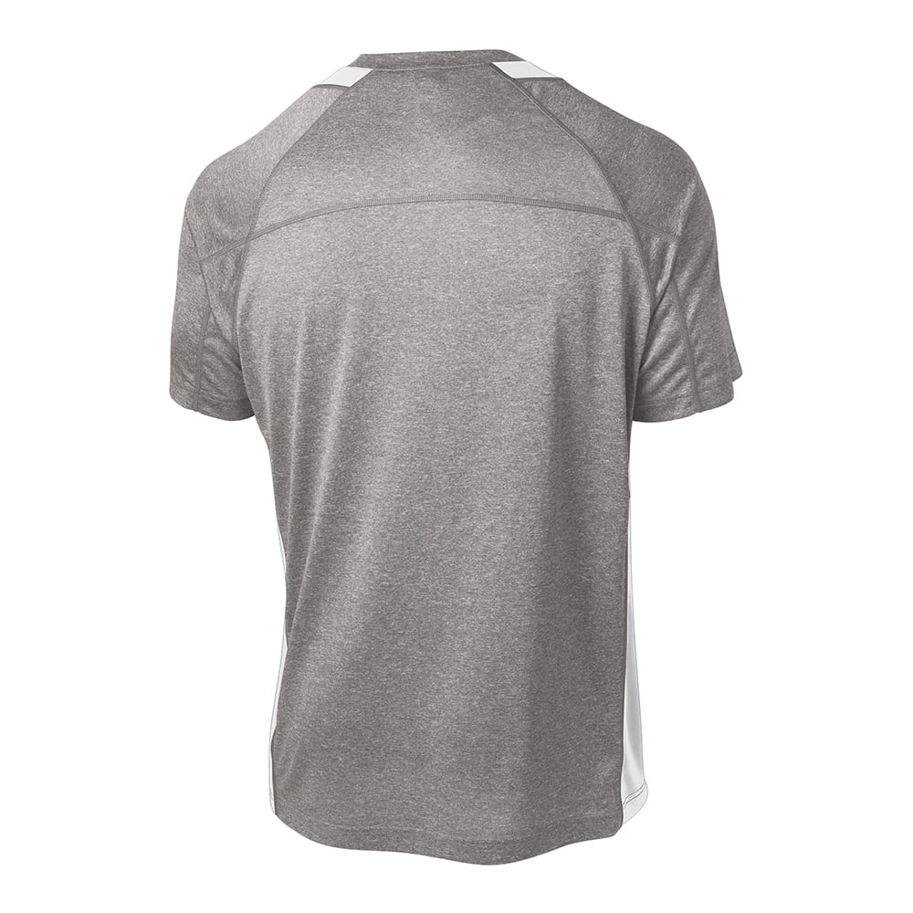 Sport-Tek ST361 Contender Two-Tone Heather Short Sleeve T-Shirt