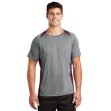 Sport-Tek ST361 Contender Two-Tone Heather Short Sleeve T-Shirt