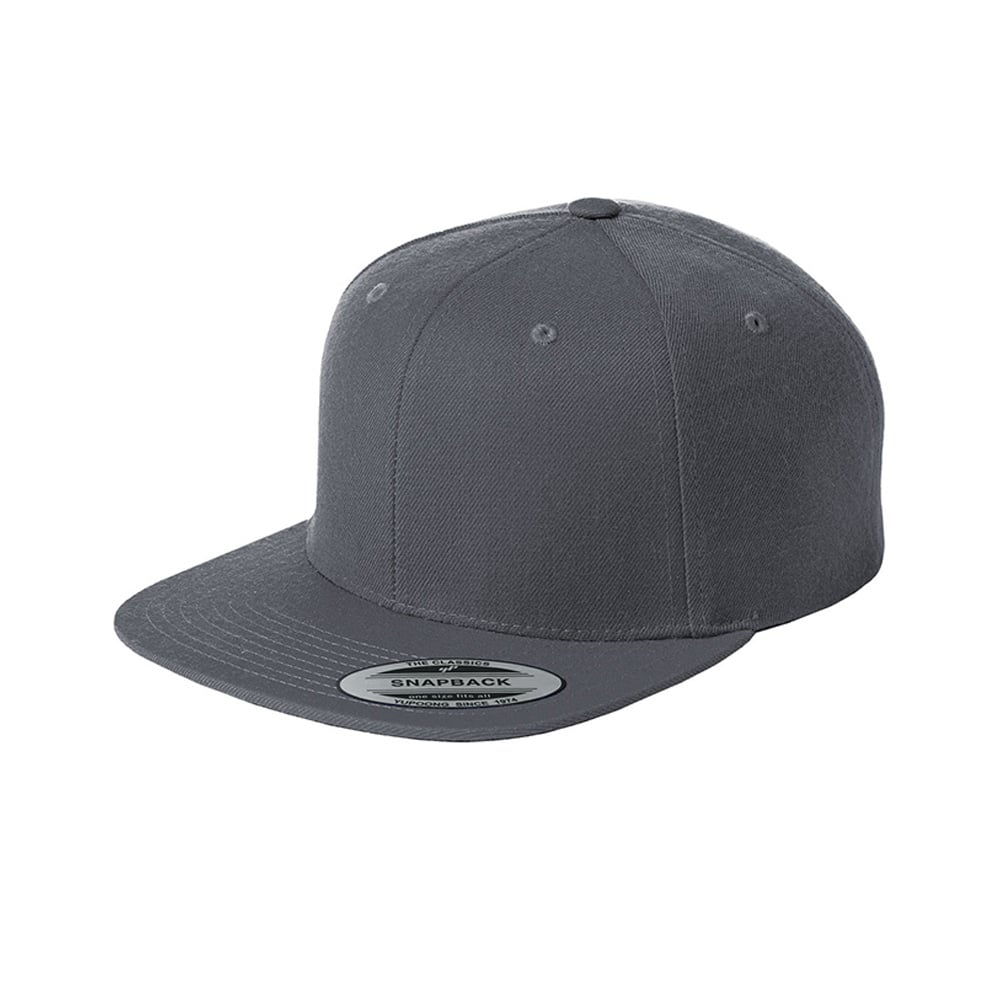 Sport-Tek STC19 Yupoong Flat Bill Snapback Adjustable Cap