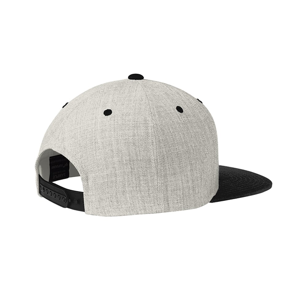 Sport-Tek STC19 Yupoong Flat Bill Snapback Adjustable Cap