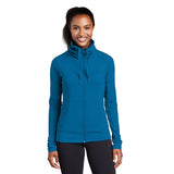 Sport-Tek LST852 Sport-Wick Stretch Women's Full-Zip Cowl Neck Jacket