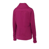 Sport-Tek LST852 Sport-Wick Stretch Women's Full-Zip Cowl Neck Jacket