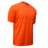 Non-ANSI Hi-Vis Safety T-Shirt, Short Sleeves with Chest Pocket