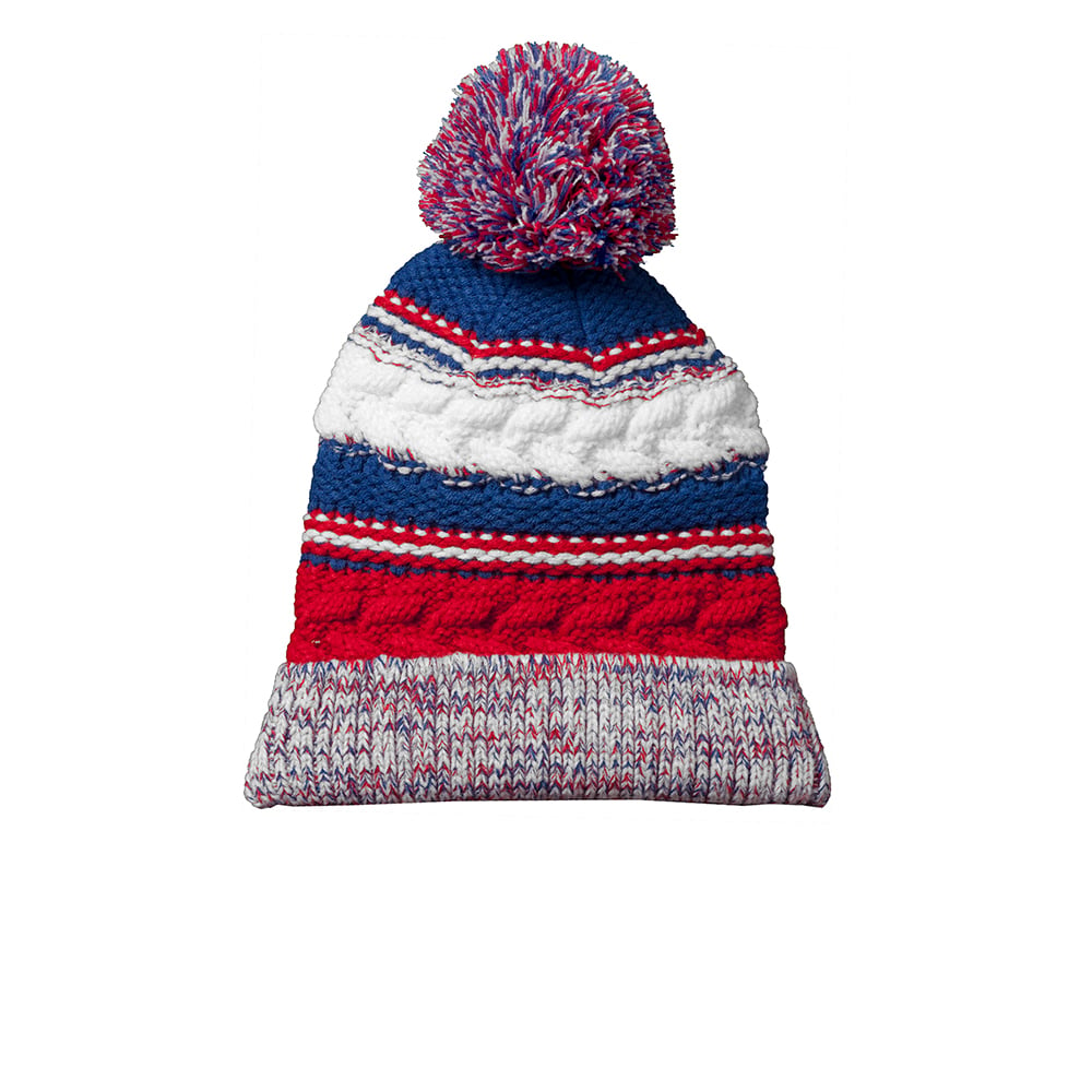 Sport-Tek STC21 Acrylic Team Pom Pom Beanie