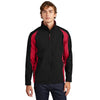 Sport-Tek ST970 Colorblock Soft Shell Jacket with Zippered Pockets