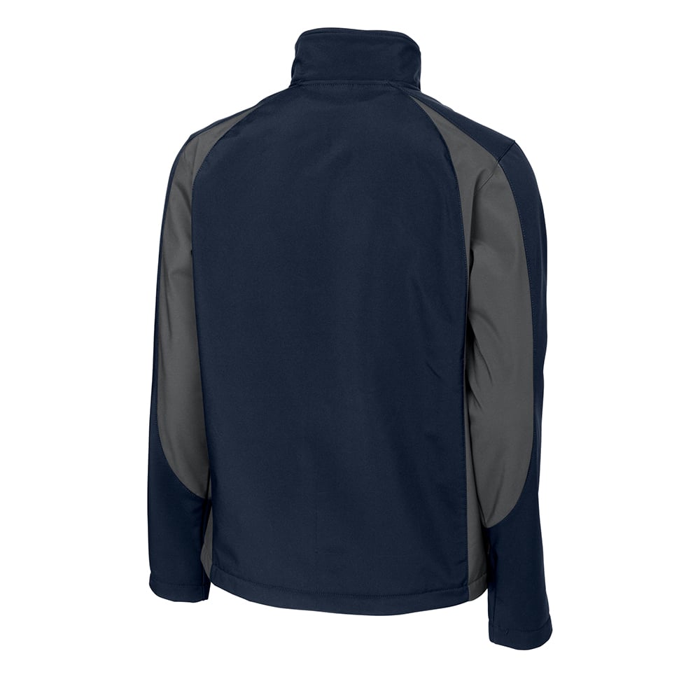 Sport-Tek ST970 Colorblock Soft Shell Jacket with Zippered Pockets