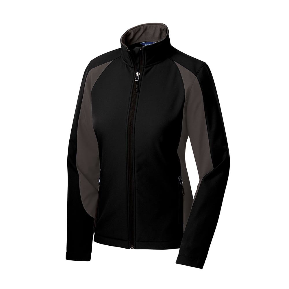 Sport-Tek LST970 Women's Water-Resistant Two-Tone Softshell Jacket