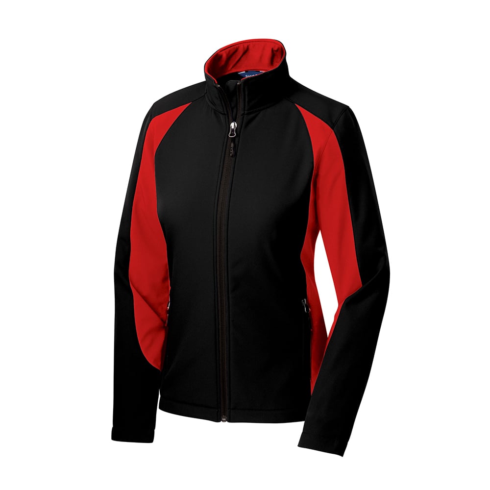 Sport-Tek LST970 Women's Water-Resistant Two-Tone Softshell Jacket