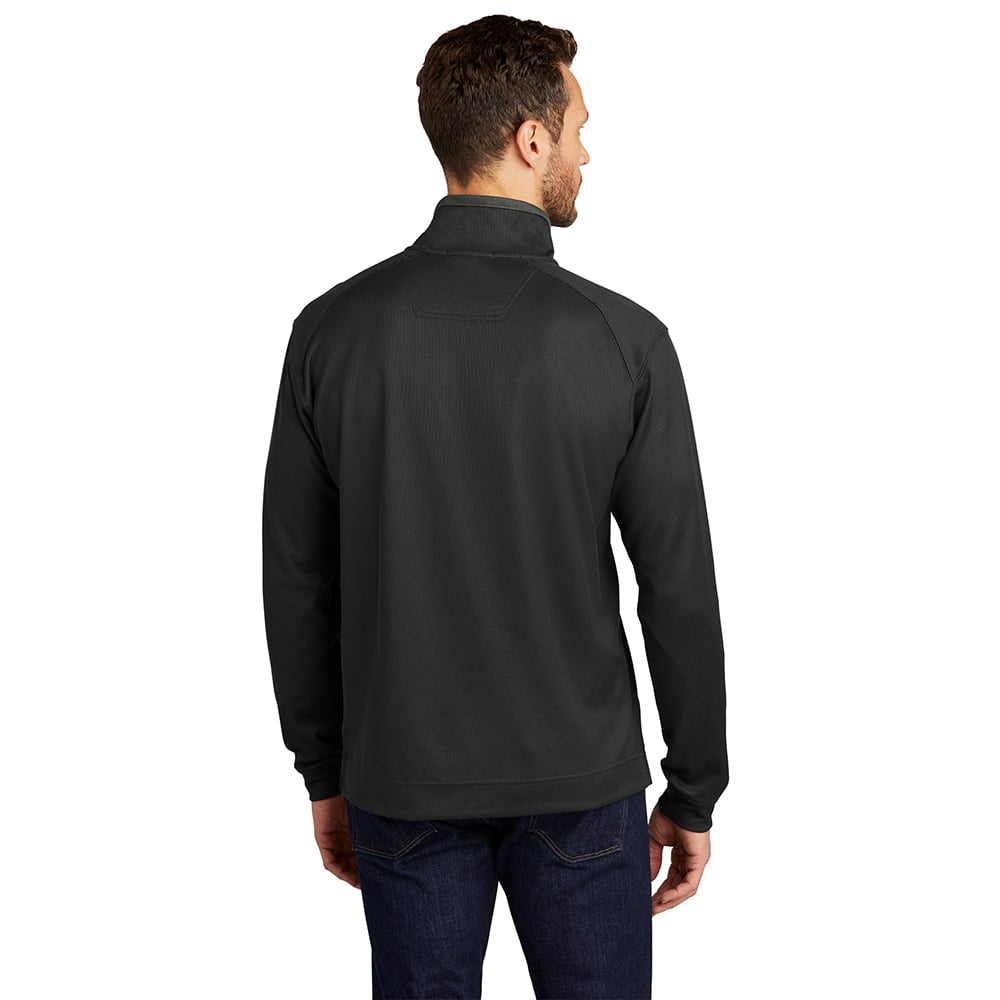 Port Authority K805 Vertical Texture Heavyweight 1/4 Zip Pullover