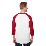 Jerzees 560RR Premium Blend 50/50 Three-Quarter Raglan Baseball T-Shirt