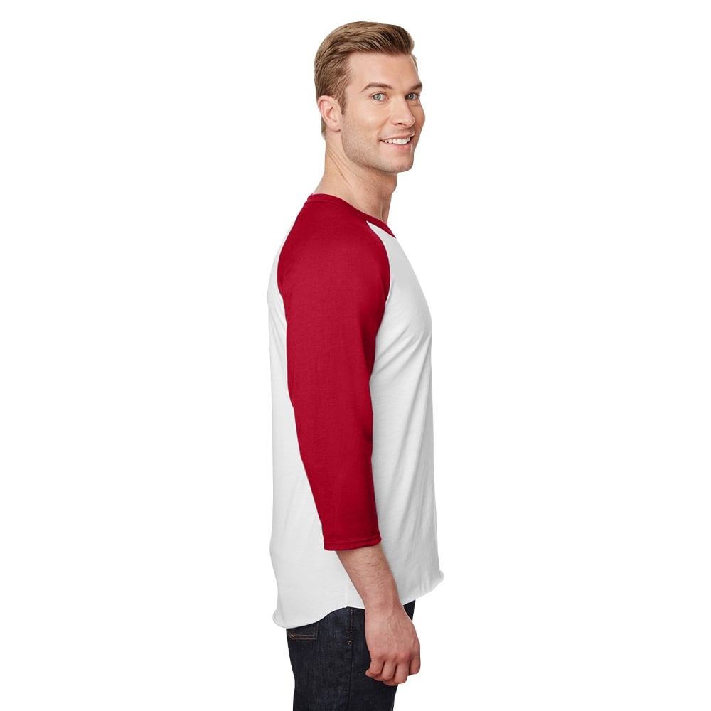 Jerzees 560RR Premium Blend 50/50 Three-Quarter Raglan Baseball T-Shirt