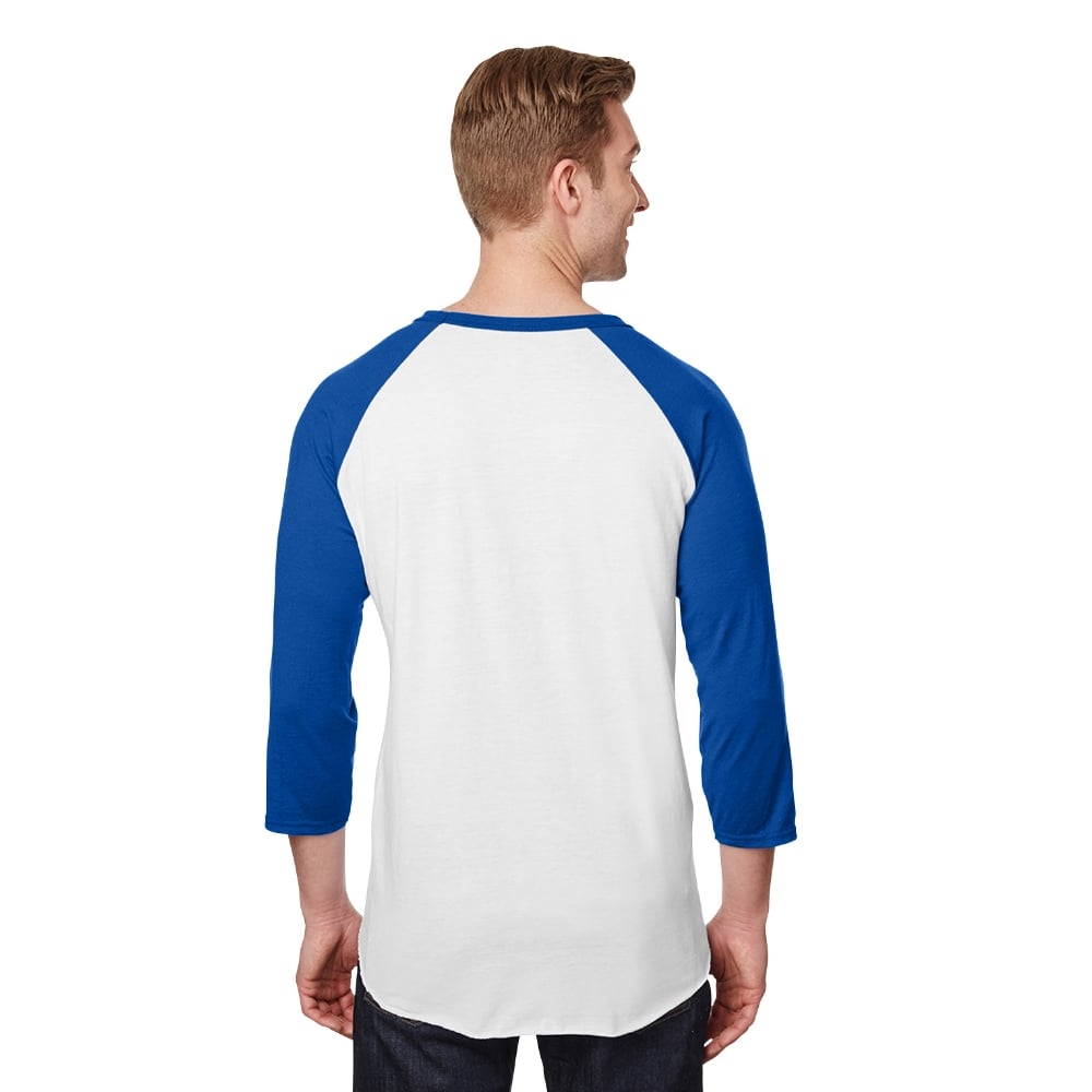 Jerzees 560RR Premium Blend 50/50 Three-Quarter Raglan Baseball T-Shirt