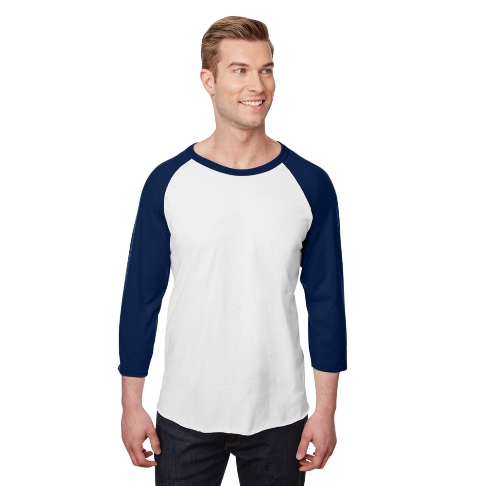 Jerzees 560RR Premium Blend 50/50 Three-Quarter Raglan Baseball T-Shirt