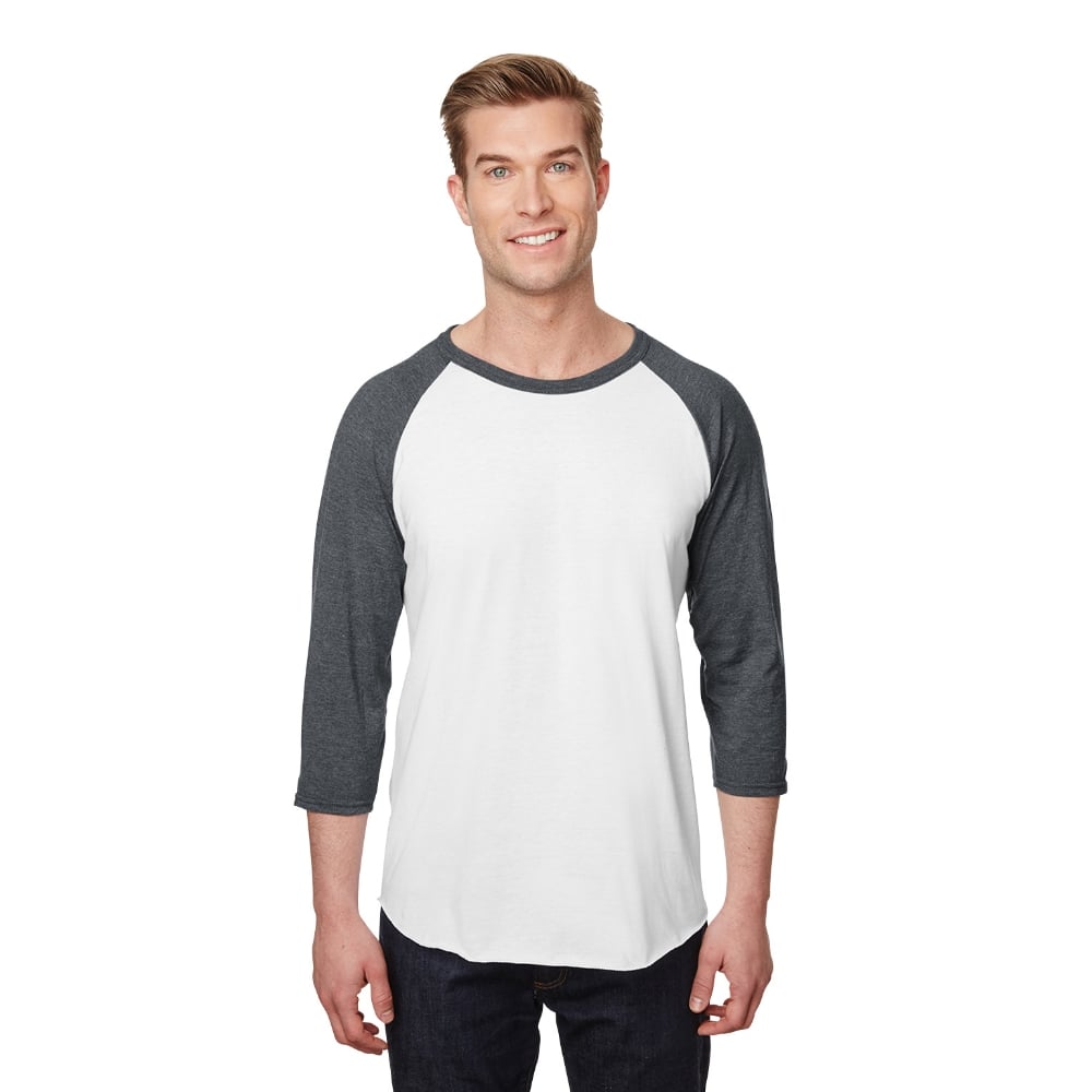 Jerzees 560RR Premium Blend 50/50 Three-Quarter Raglan Baseball T-Shirt