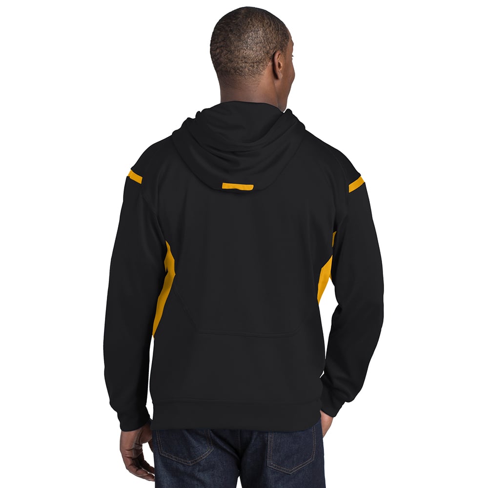 Sport-Tek TST246 Tall Tech Fleece Colorblock Hooded Sweatshirt