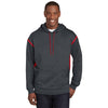 Sport-Tek TST246 Tall Tech Fleece Colorblock Hooded Sweatshirt