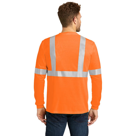 CornerStone CS401LS Class 2 Safety T-Shirt with Long Sleeves