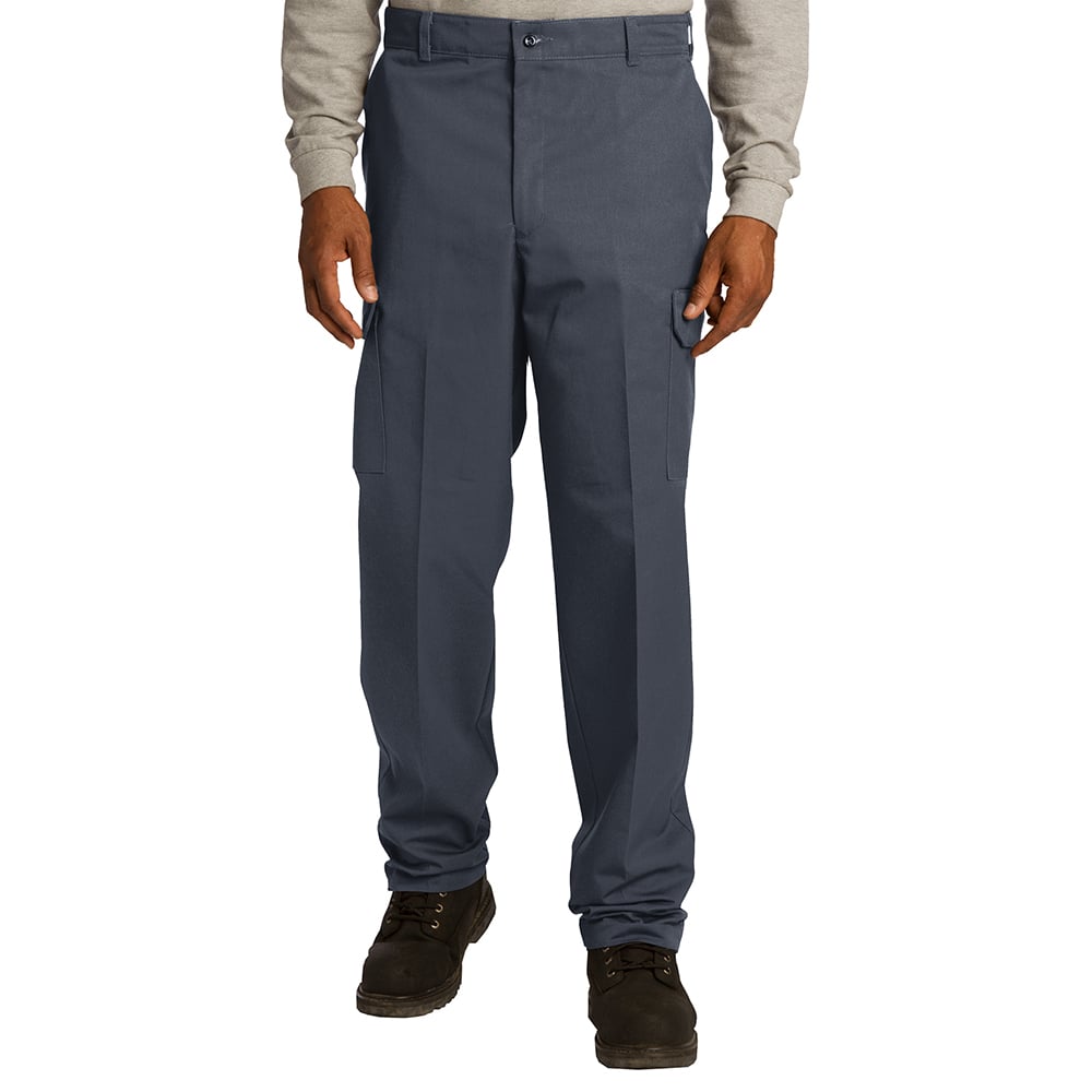 Red Kap PT88 Industrial Cargo Pants with Two Hip Pockets Unhemmed