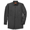 Red Kap SP14 Long Sleeve Industrial Work Shirt with Buttoned Pockets