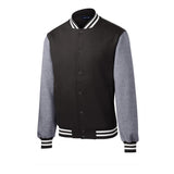 Sport-Tek ST270 Fleece Letterman Jacket with Front Slash Pockets